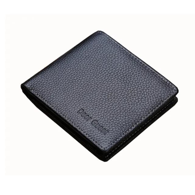 【PUSH!】精品皮件頭層牛皮短款錢包橫款超薄簡約真皮包包 錢夾(皮夾PUSH32)