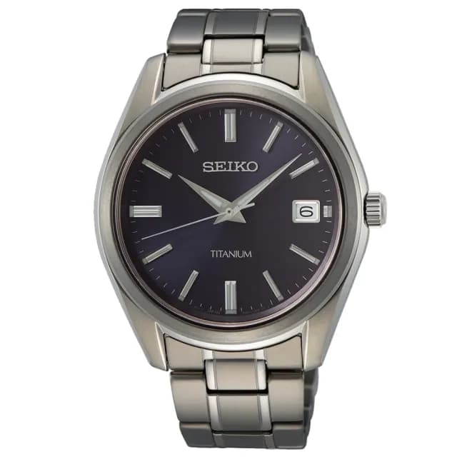 【SEIKO 精工】CS系列 鈦金屬 日系簡約腕錶 父親節 禮物 送禮 推薦(SUR373P1/6N52-00B0V)