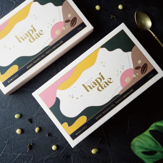 【hapidae】茶葉巧克力 黑烏龍72%黑巧克力、蜜烏龍白巧克力、綠烏龍牛奶巧克力(茶食送禮、伴手禮、它好好)(
