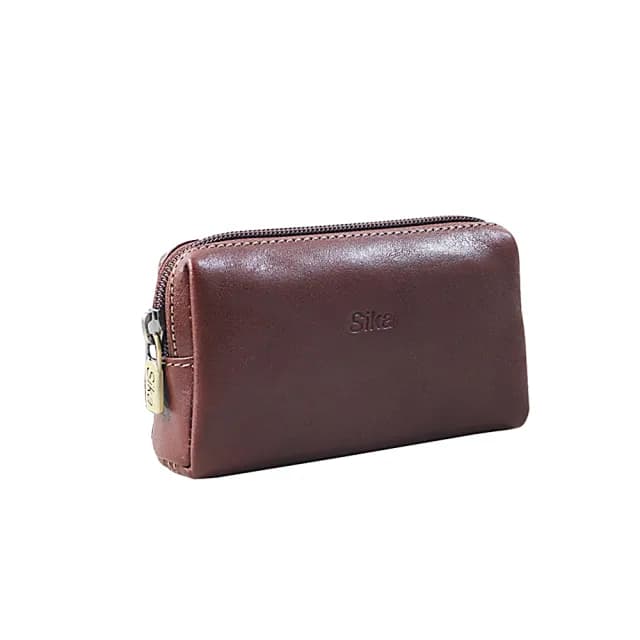 【Sika真皮手工包】大容量長形零錢包(真皮包包/A8264-02深咖啡)