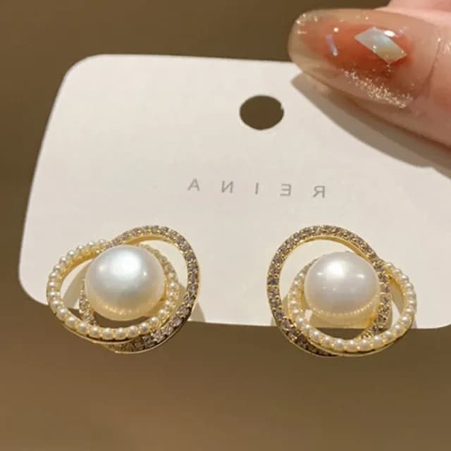 【Oni 歐妮】金屬圈圈　耳針穿式耳環耳釘耳骨環 耳飾耳飾925銀針(1對入)