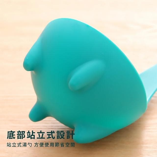 【泡湯】尼斯湖水怪湯勺-2件組(可站立 盛湯 火鍋勺 長柄勺子 大湯匙 餐具 可愛造型 禮物 餐廚用品)