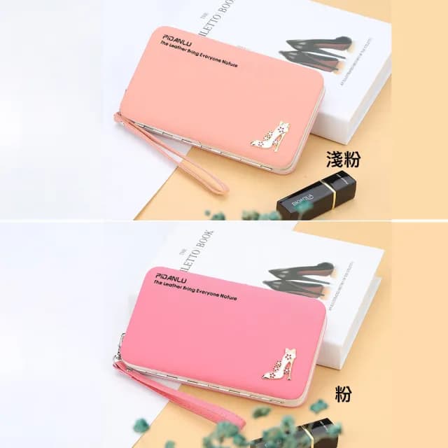 【RH】韓版高跟鞋女用手機錢包盒(乙外層柔軟內層堅固特價優惠)