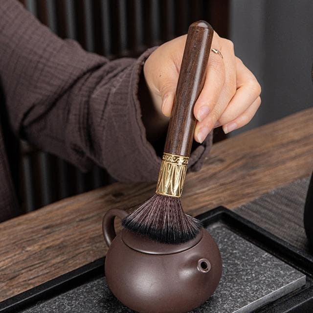【PUSH!】品茗喝茶具黑檀實木茶夾茶刀茶勺杯叉養壺筆茶刮六君子套組茶道配件(六件套T05)