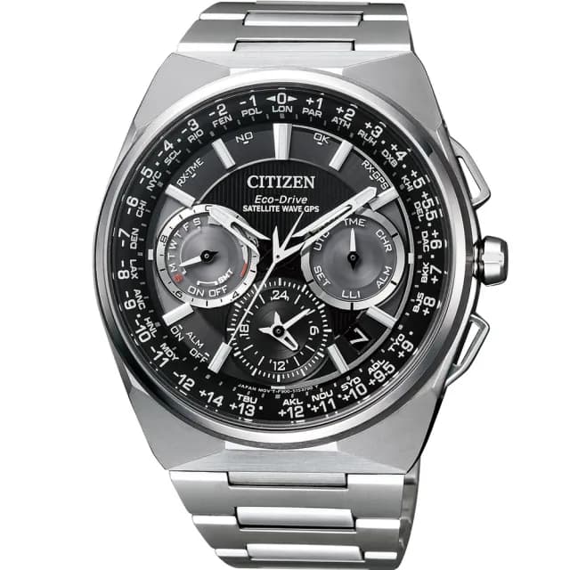 【CITIZEN 星辰】光動能錶  鈦金屬錶 GPS錶 男錶 手錶 指針錶 禮物 推薦(CC9009-81E)