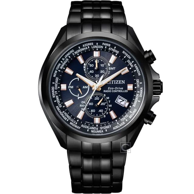 【CITIZEN 星辰】Eco-Drive  光動能 終極任務五局電波錶 男錶 禮物 推薦(AT8205-83L)