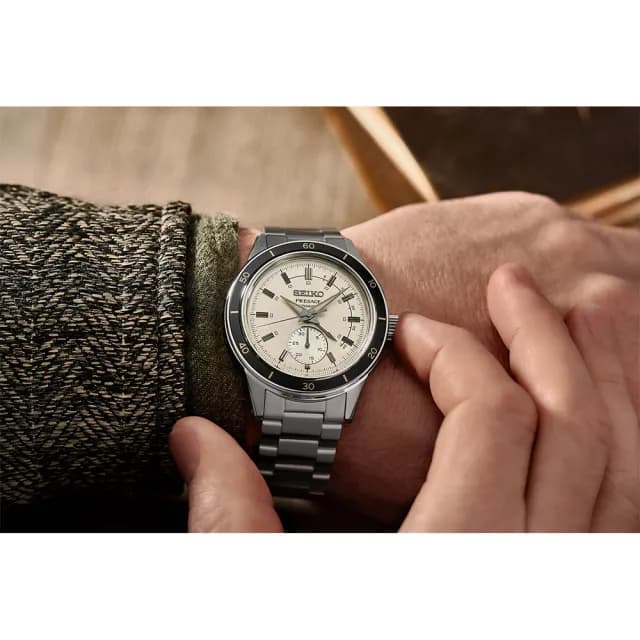 【SEIKO 精工】Presage Style60’s 復古機械錶 七夕 情人節禮物(SSA447J1/4R57-00T0S)