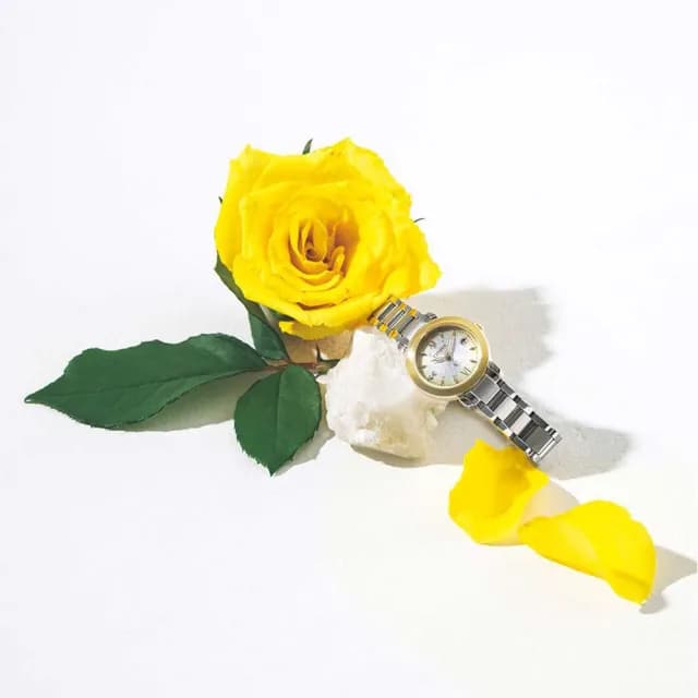 【CITIZEN 星辰】xC × AFRIKA ROSE 聯名款女錶 禮物 推薦(ES9447-51A)