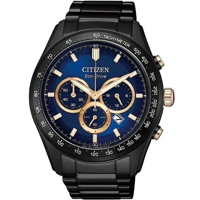 【CITIZEN 星辰】Eco-Drive光動能計時男錶 禮物 推薦(CA4458-88L)