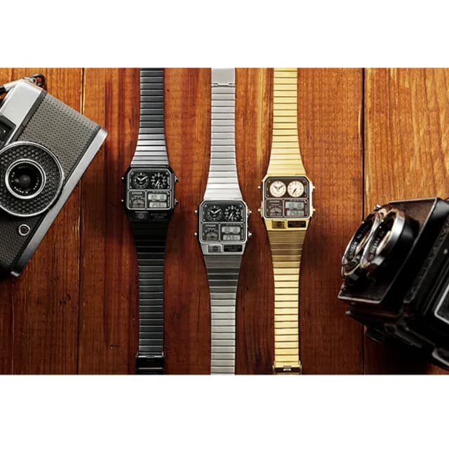 【CITIZEN 星辰】Chronograph 復古計時電子錶 男錶 禮物 推薦(JG2105-93E)