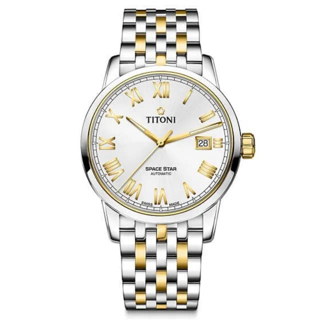 【TITONI 梅花錶】天星系列 簡約羅馬機械腕錶 畢業禮物 送禮 推薦(83538SY-561)