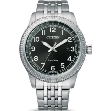 【CITIZEN 星辰】GENTS  Eco-Drive經典復古男錶 禮物 推薦(BM7480-81E)