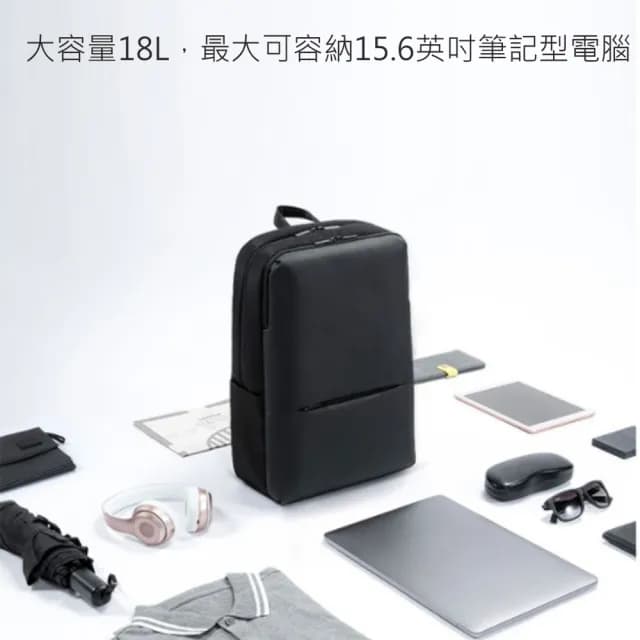【小米】情人節禮物 經典商務雙肩包2