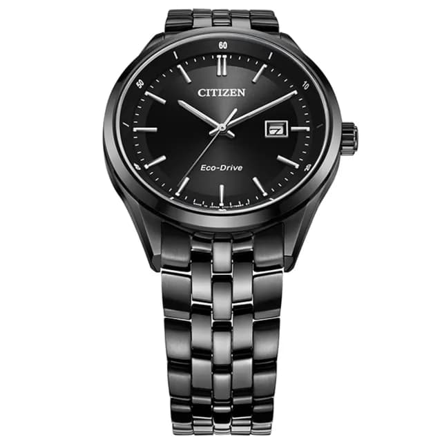 【CITIZEN 星辰】GENTS系列 紳士黑 光動能腕錶 父親節 禮物 送禮 推薦(BM7565-80E)