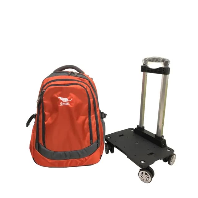 【COUGAR】7072 後背拉桿兩用包(後背拉桿可分離 四輪航空輪)