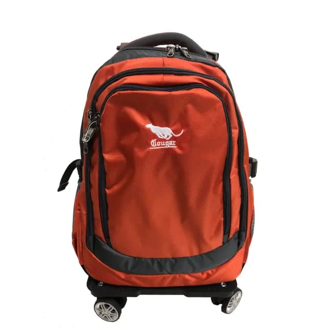 【COUGAR】7072 後背拉桿兩用包(後背拉桿可分離 四輪航空輪)