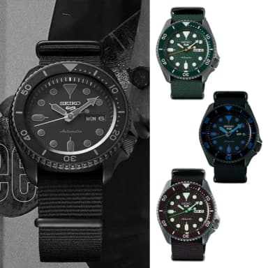 【SEIKO 精工】5 Sports系列 軍風 機械腕錶 畢業禮物 送禮 推薦(四款可選)
