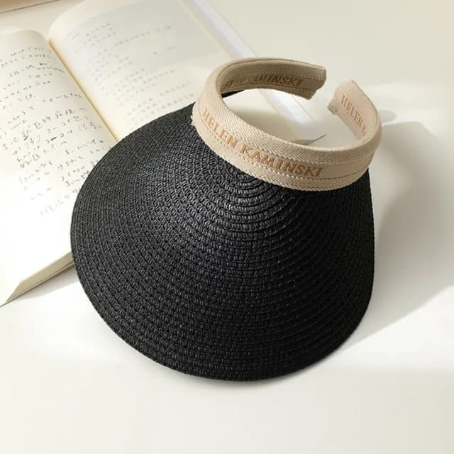 【米蘭精品】現貨+預購 空頂帽防曬帽(草編加大加寬帽簷女帽子母親節禮物6款74cp11)