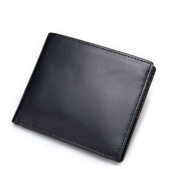 【米蘭精品】現貨+預購 短夾真皮錢包(RFID簡約牛皮輕便男包包父親節情人節生日禮物74cb24)
