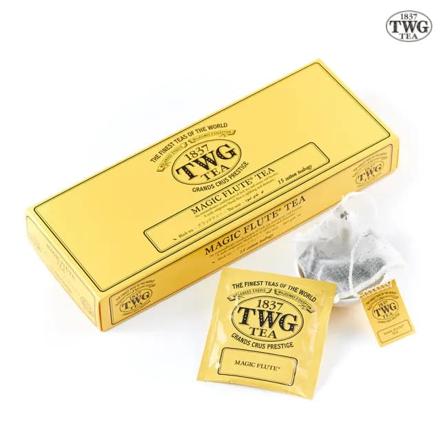 【TWG Tea】手工純棉茶包 魔幻長笛茶 15包/盒(Magic Flute Tea;紅茶)