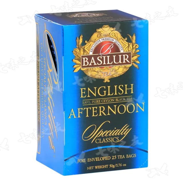 即期品【Basilur 錫蘭茶】70176 經典系列茶包 2gx25包(英式下午茶)