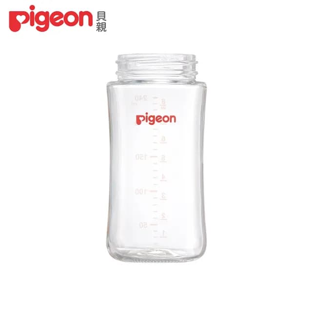 【Pigeon 貝親】第三代寬口玻璃奶瓶空瓶240ml(可替換) - momo購物網 - 好評推薦 -