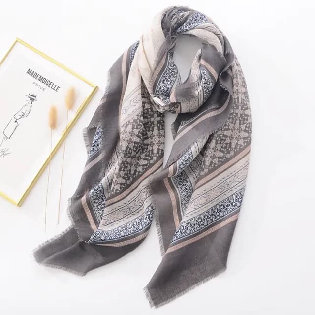 【Jun Jun】棉麻質感大方巾 圍巾_C1039(多色選)