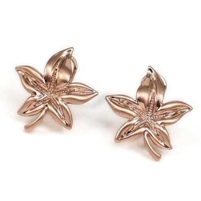 【米蘭精品】現貨+預購 鍍18K金耳環復古耳飾(時尚創意個性楓葉情人節生日聖誕節交換禮物女飾品73kq111)
