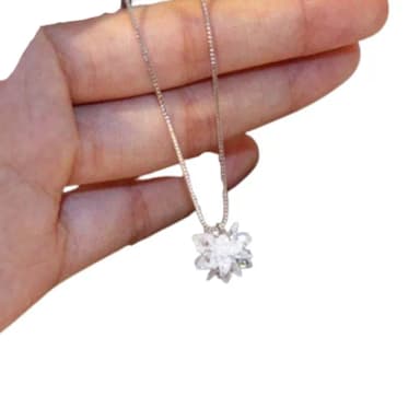 【米蘭精品】現貨+預購 玫瑰金項鍊水晶吊墜(歐美經典閃亮情人節生日聖誕節交換禮物女飾品73jp16)