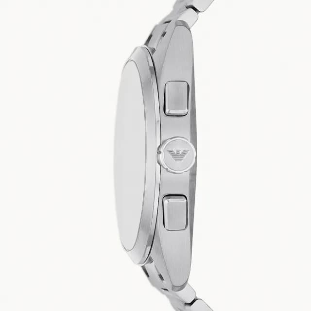 【EMPORIO ARMANI】亞曼尼 紳男三眼計時手錶-43mm 禮物 送禮 推薦(AR11480)