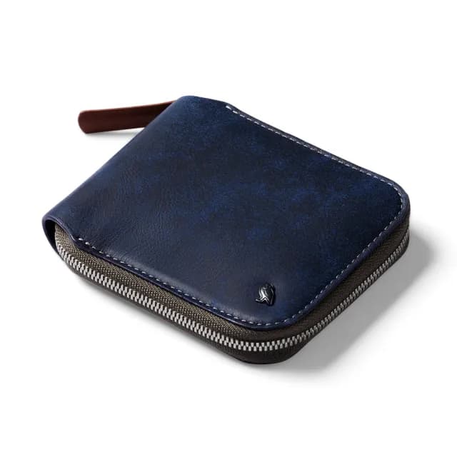 【Bellroy】Zip 拉鍊皮夾 短夾 零錢包 卡片收納包 RFID防盜 禮物 送禮 推薦(深海藍)