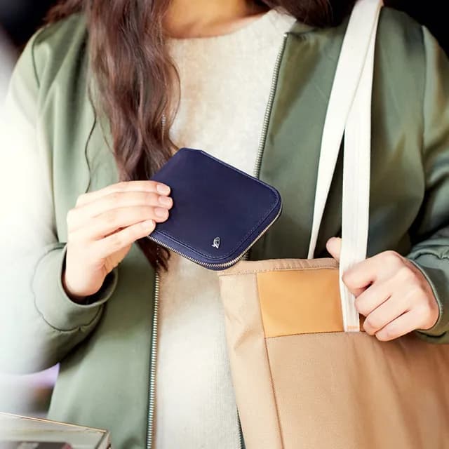 【Bellroy】Zip 拉鍊皮夾 短夾 零錢包 卡片收納包 RFID防盜 禮物 送禮 推薦(深海藍)