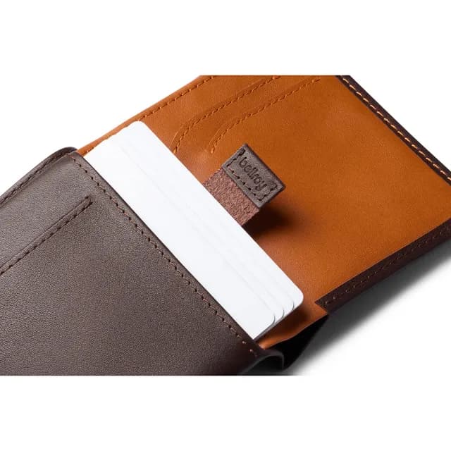 【Bellroy】Note Sleeve 直式皮夾 短夾 RFID防盜 禮物 送禮 推薦(咖啡色)