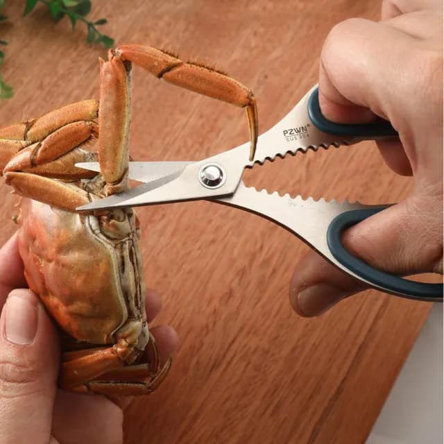 【PUSH!】餐具 304不鏽鋼吃蟹工具 螃蟹工具 大閘蟹工具 蟹針 蟹夾 螃蟹鉗 蟹叉 豪華版(蟹工具 八件套 D299)