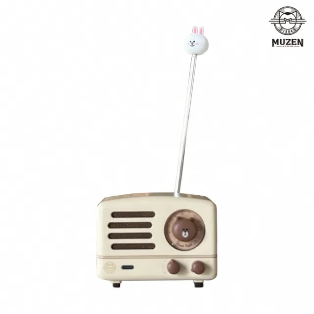 【MUZEN】LINE 聯名版天線 配件組(獨家超萌BROWN熊大 SALLY莎莉 本賣場為單配件不含音響)