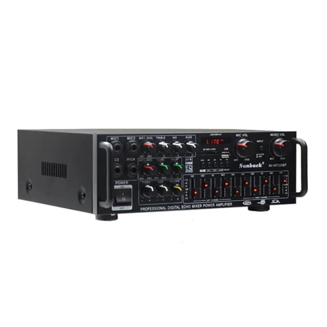 【Josie】擴大機 擴大器 110V藍芽音響(200W*200W功率 小型卡拉OK)