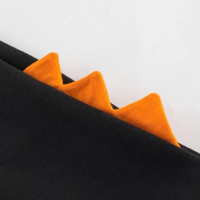 【橘魔法】恐龍角刺繡貼布厚棉絨運動褲(長褲 棉褲 縮口褲 褲子 男童 童裝 兒童 保暖)