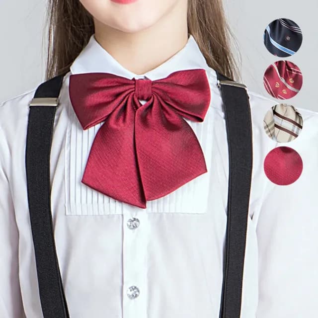 【橘魔法】質感緞帶大蝴蝶可調領結(婚禮花童 禮服 西裝 表演 童裝 女童)