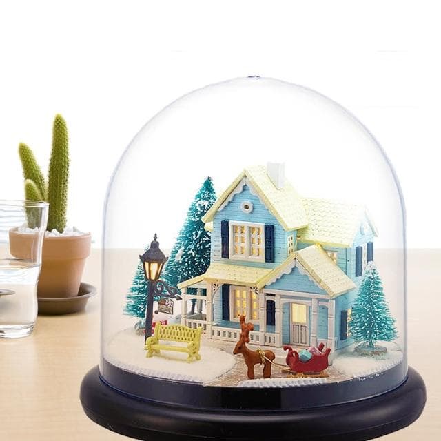 【半島良品】夢幻DIY小屋精緻迷你小夜燈/北歐童話(畢業禮物 聖誕禮物 生日禮物 交換禮物)