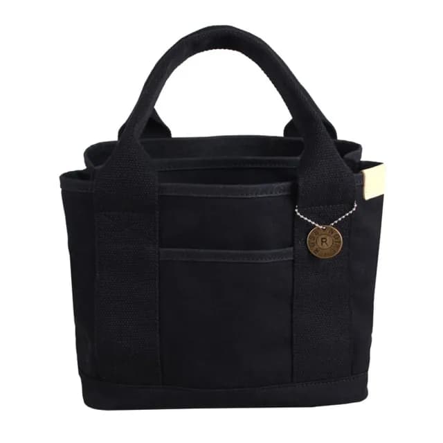 【米蘭精品】現貨+預購 手提包帆布托特包(多隔層立體方便收納女包包母親節情人節生日禮物16色74cr1)