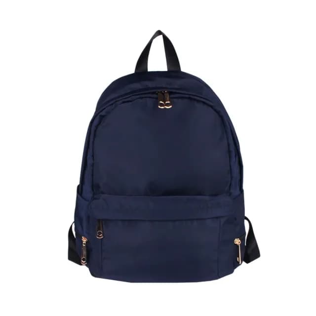 【米蘭精品】現貨+預購 後背包尼龍雙肩包(輕便防水大容量簡約女包包母親節情人節生日禮物4色74cr22)