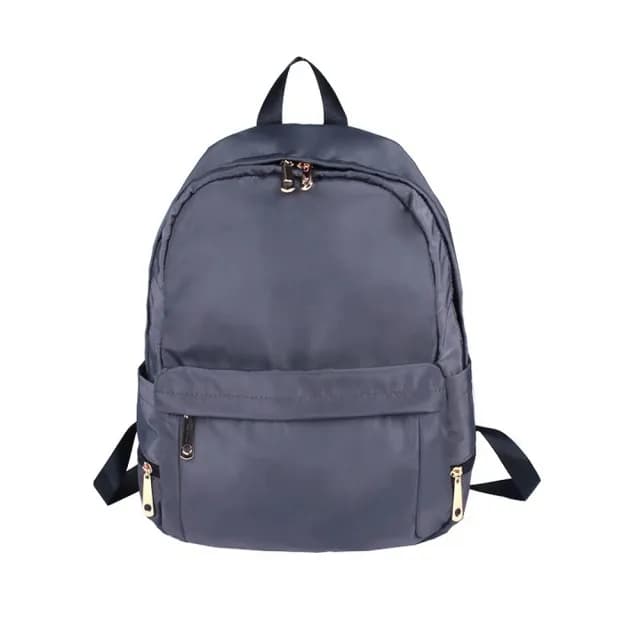 【米蘭精品】現貨+預購 後背包尼龍雙肩包(輕便防水大容量簡約女包包母親節情人節生日禮物4色74cr22)