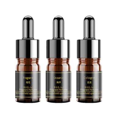【YORI優里】3入組-太陽能香薰補充瓶10ml(古龍/海洋/桂花 高級香薰 法國香氛 空氣淨化 擴香器)
