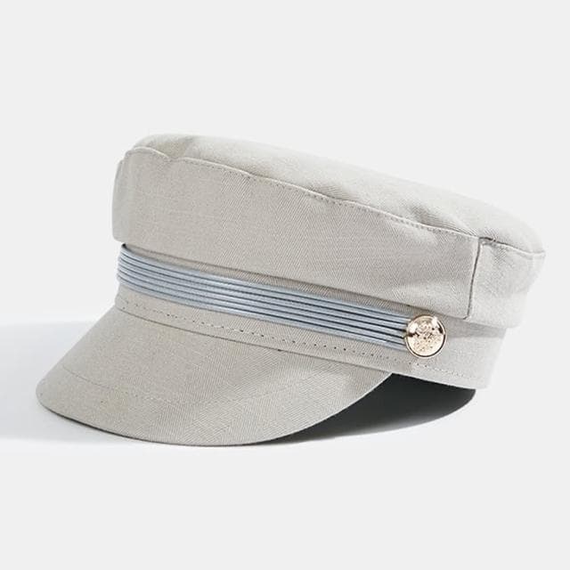 【巴黎精品】現貨+預購 軍帽鴨舌帽(春夏百搭復古純色男女帽子聖誕節情人節生日交換禮物4色p1aa73)