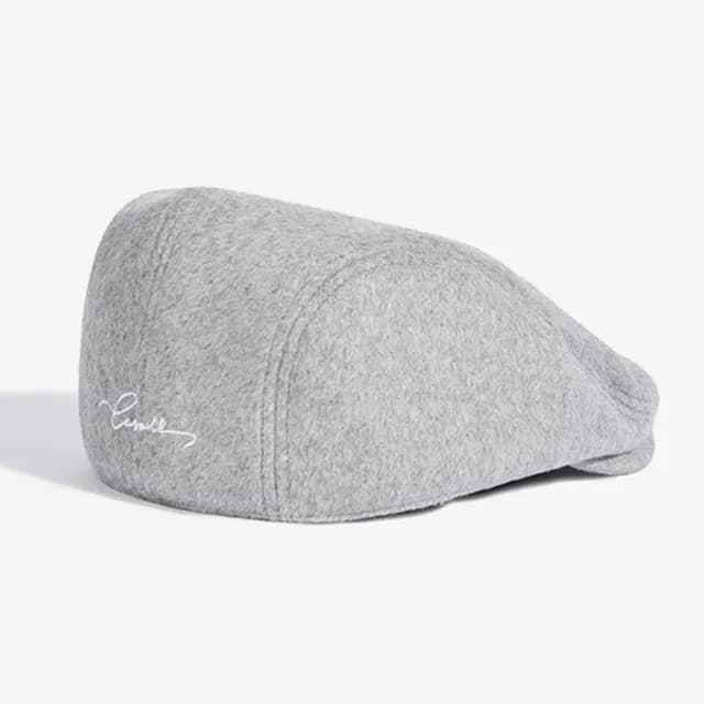 【巴黎精品】父親節禮物 貝雷帽鴨舌帽(刺繡字母復古純色男女帽子聖誕節情人節生日交換禮物2色p1aa70)