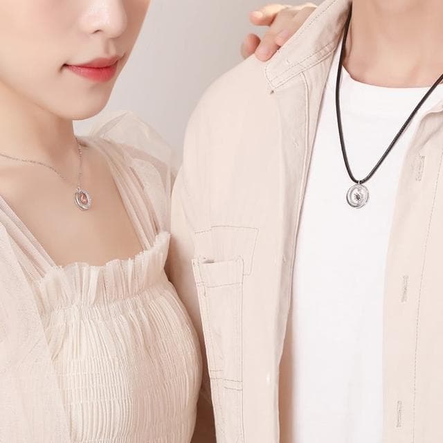 【米蘭精品】現貨+預購 925純銀項鍊情侶對鍊(朝日暮月鑲鑽鎖骨鍊生日聖誕節交換禮物74cj10)