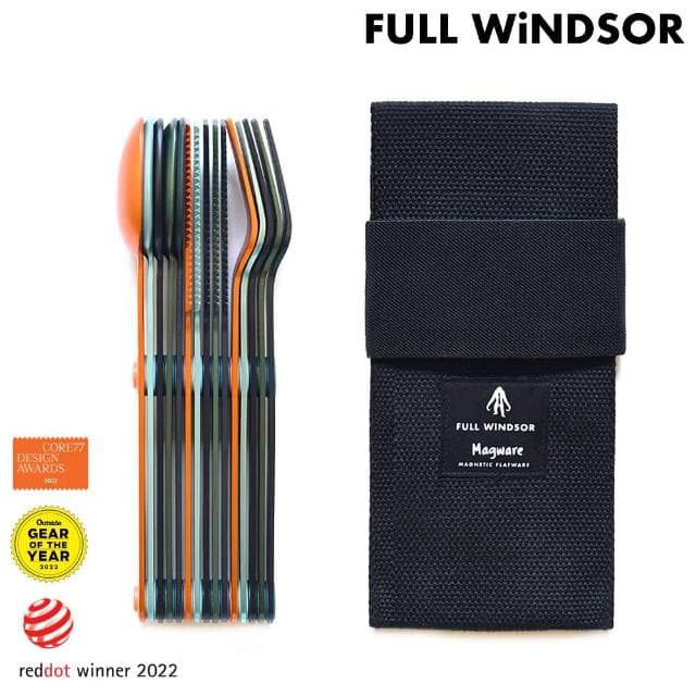 【Full Windsor】Magware 磁性餐具套裝組 MAG-FS(叉 刀 匙 鋁合金 露營炊具)