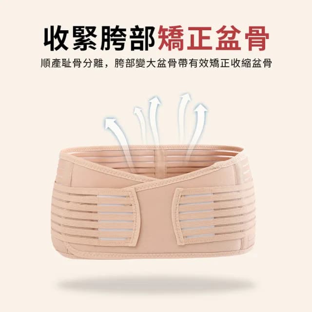 【YUNMI】孕婦產後粘貼型束腰帶 收腹帶 盆骨帶 收胃帶 三件套(生日禮物)