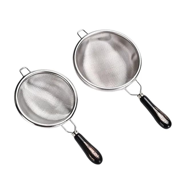 【PUSH!】品茗喝茶具日式不銹鋼茶漏器茶濾配底座茶道配件(茶漏套裝組大號T15)