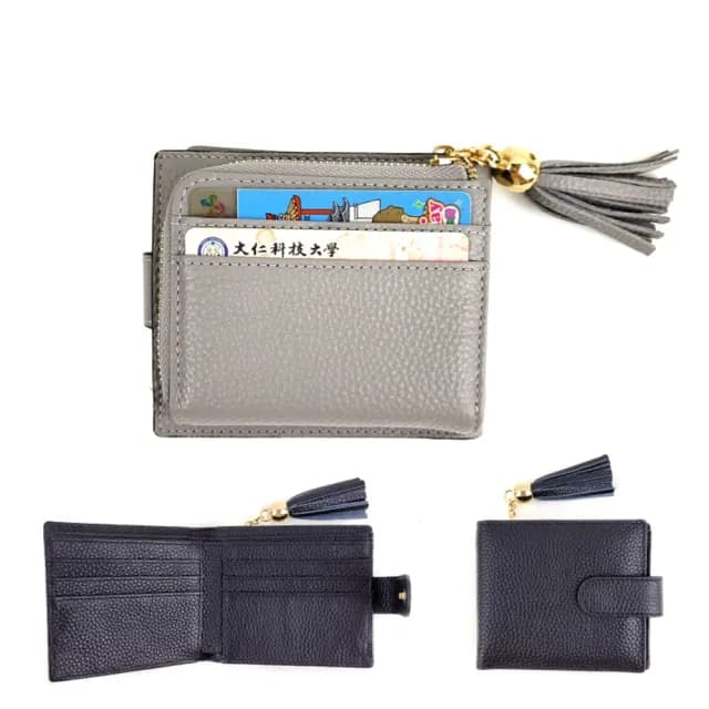 【玩皮工坊】雙11 頭層牛皮12卡位L型 LH758 女士零錢包(兩色可選)